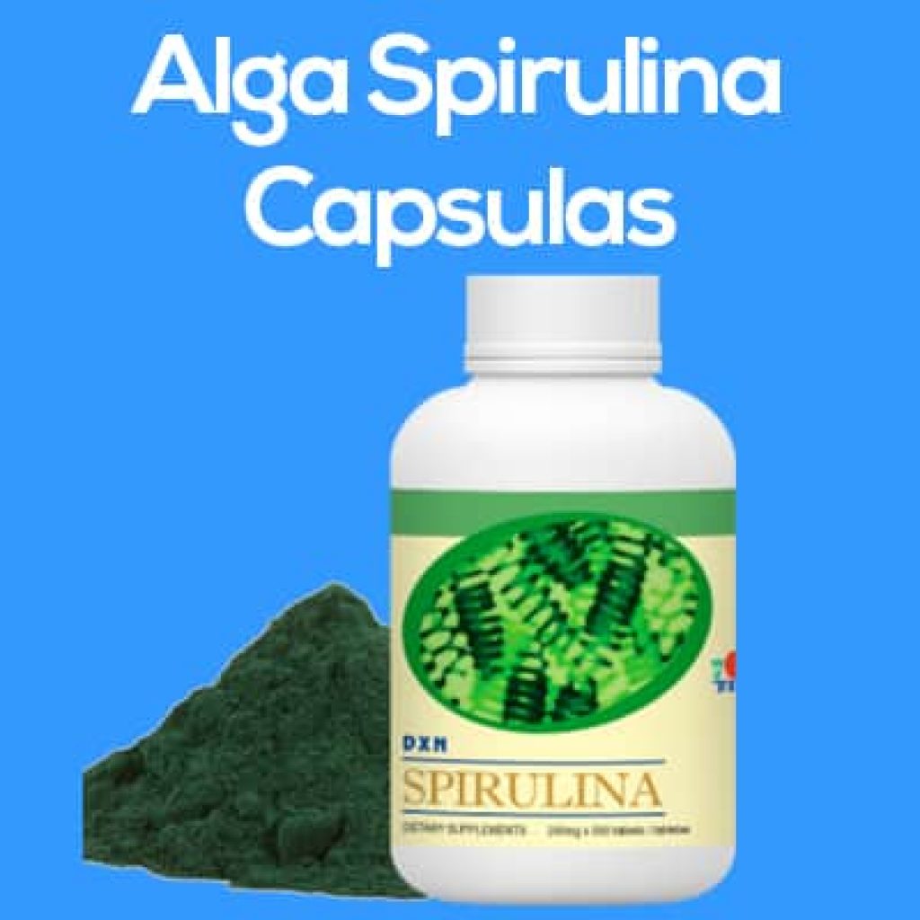 alga spirulina capsulas